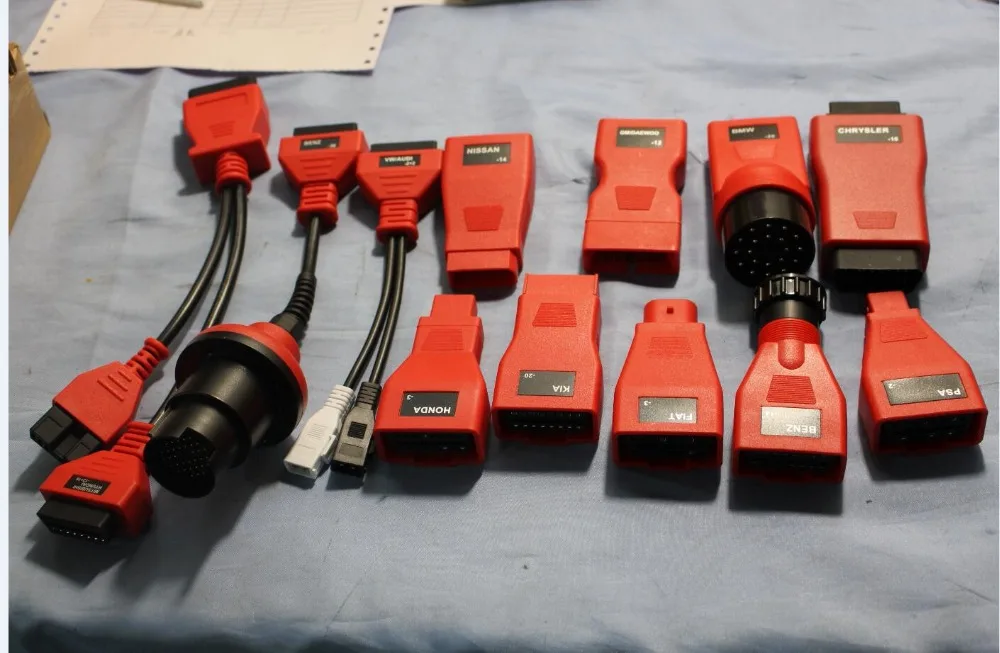 DH19040842 original Full Connect Kit for Autel Products (DS808, MD802,MD808,MD808 Pro, MK808, MP808TS) withOBDI AdaptersConnectorsBENZ 14PIN