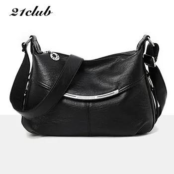 

21CLUB Brand Medium Large capacity Casual Solid Color Ladies Shoulder Bag Shopping Women's Wallet Versatile Women Messenger bags