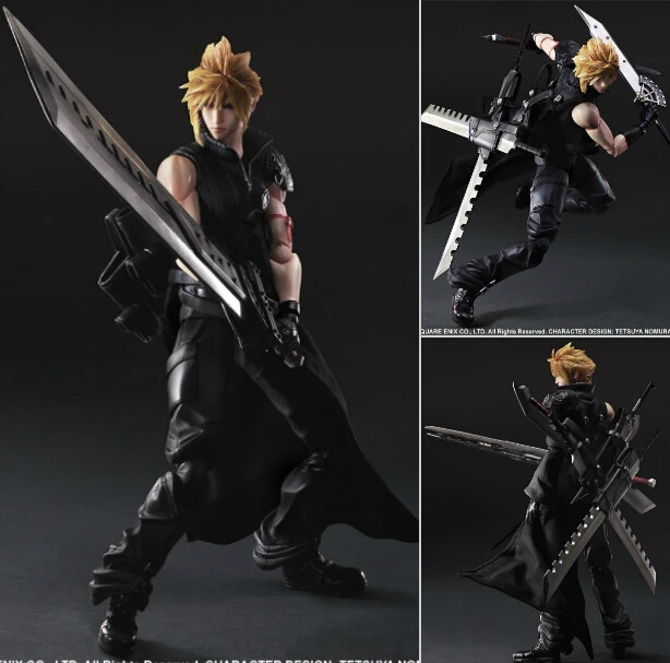 

Final Fantasy Play Arts Kai Action Figure Cloud Strife Collection Anime Model Toys Final Fantasy Playarts Kai 270MM