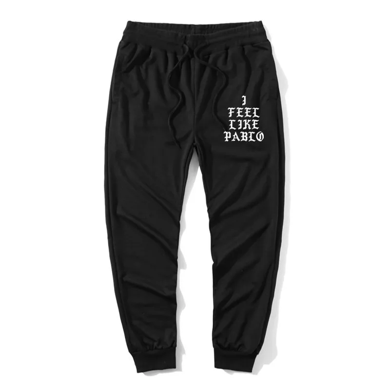 Kanye West Pablo Print Trousers Men Pants Hip Hop Social Club Rapper Jogger Pants Men's Pants Casual Slim Fit Sweatpants