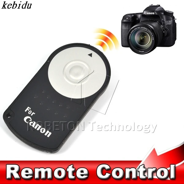 

kebidu RC-6 RC6 IR Infrared Wireless Remote Control Shutter Release For Canon EOS DSLR SLR 5D Mark 2 3 5D2/7D 7D2/550D/500D/60D