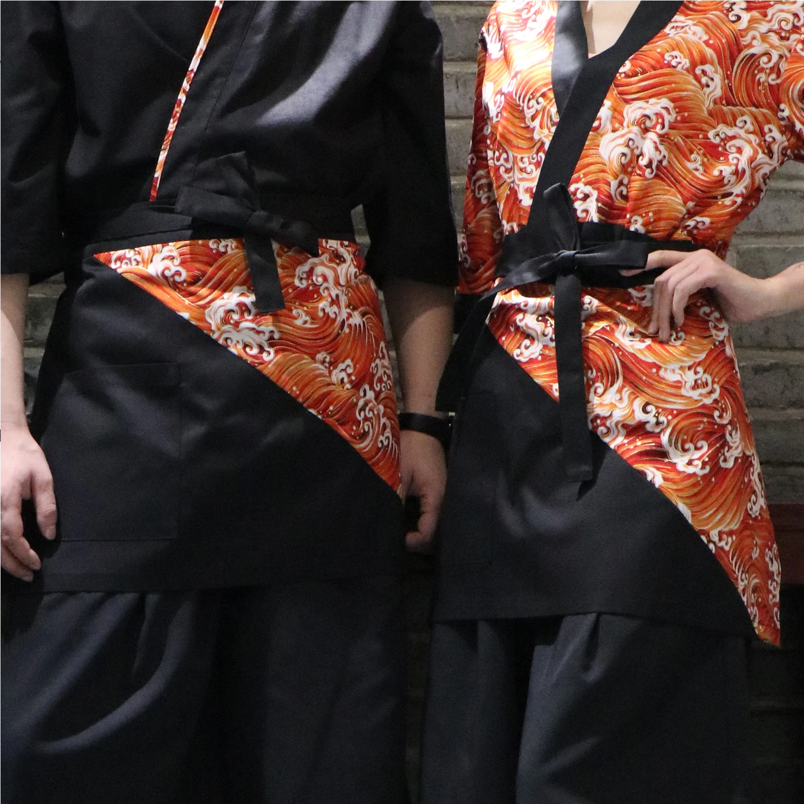 Japanese Style food service clothing sushi chef apron New chef work uniform Japanese kimono apron