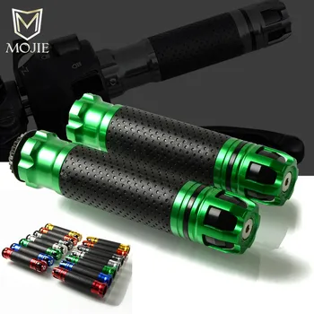 

Universal Motorcycle Handlebar Hand Handle Grips Hand Bar Ends For Kawasaki ZXR400 ZRX400 ZZR400 ZZR1200 ZZR1400 ninja 300 250