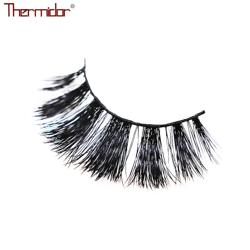

Thermidor False Eyelashes 3D Real Mink Lashes Thick Eyelashes Individual Eyelash for Beautiful Not easy to change Make Up Tools