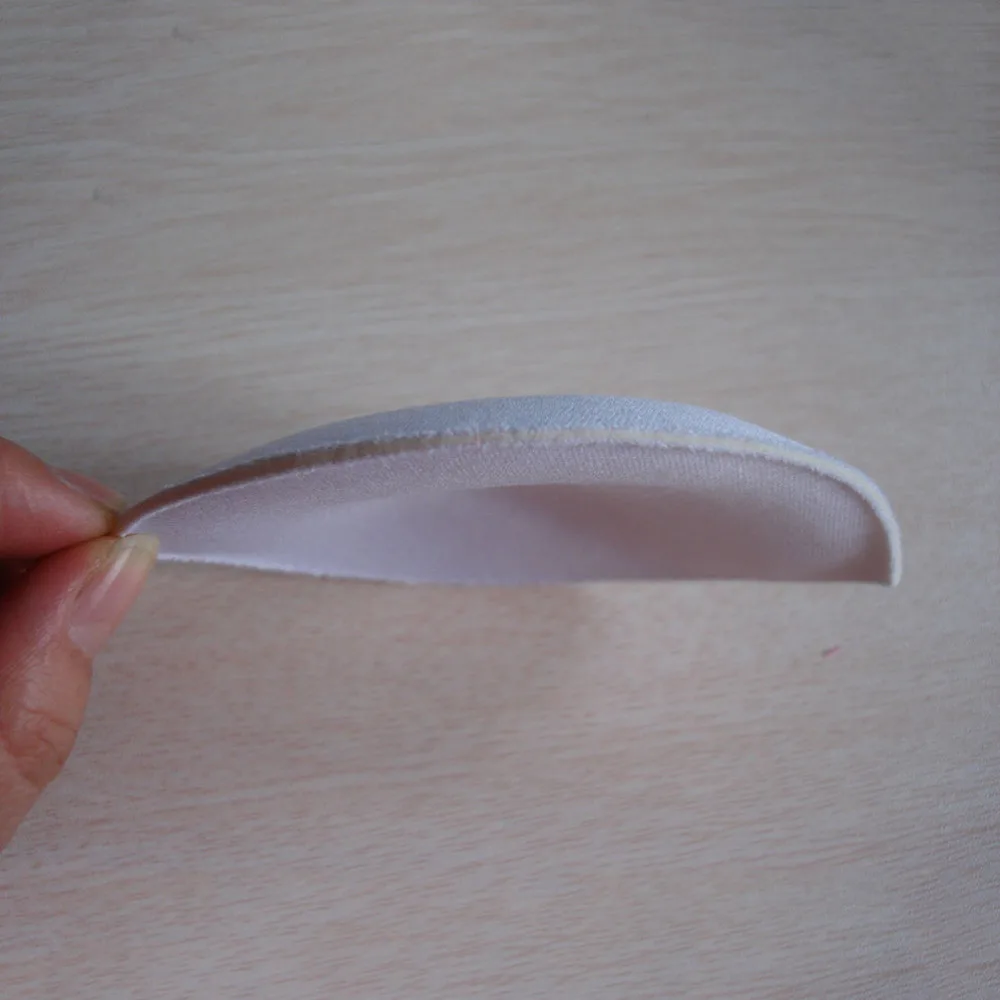 1 Pair Women Sponge Foam Bra Pads Bikini Inserts Chest Pad Breast Bra Swimsuit useful Padding Inserts Chest Cups