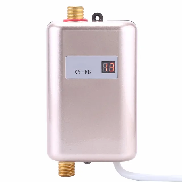 3400W Electric Tankless Water Heater Water Tankless Instant Shower Electric Flowing Bathroom Shower Heate Local Fast Shipping