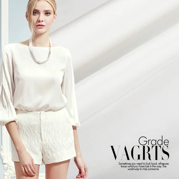 

The white - silk damask silk satin sateen fabric cloth of high quality silk fabrics, clothing fabric 2017.8.17