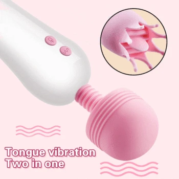 12 Model Tongue Licking AV Vibrator Clit Vaginal Massage Vibrators For Women G Spot Stimulator Magic Wand Adult Sex Toys 3