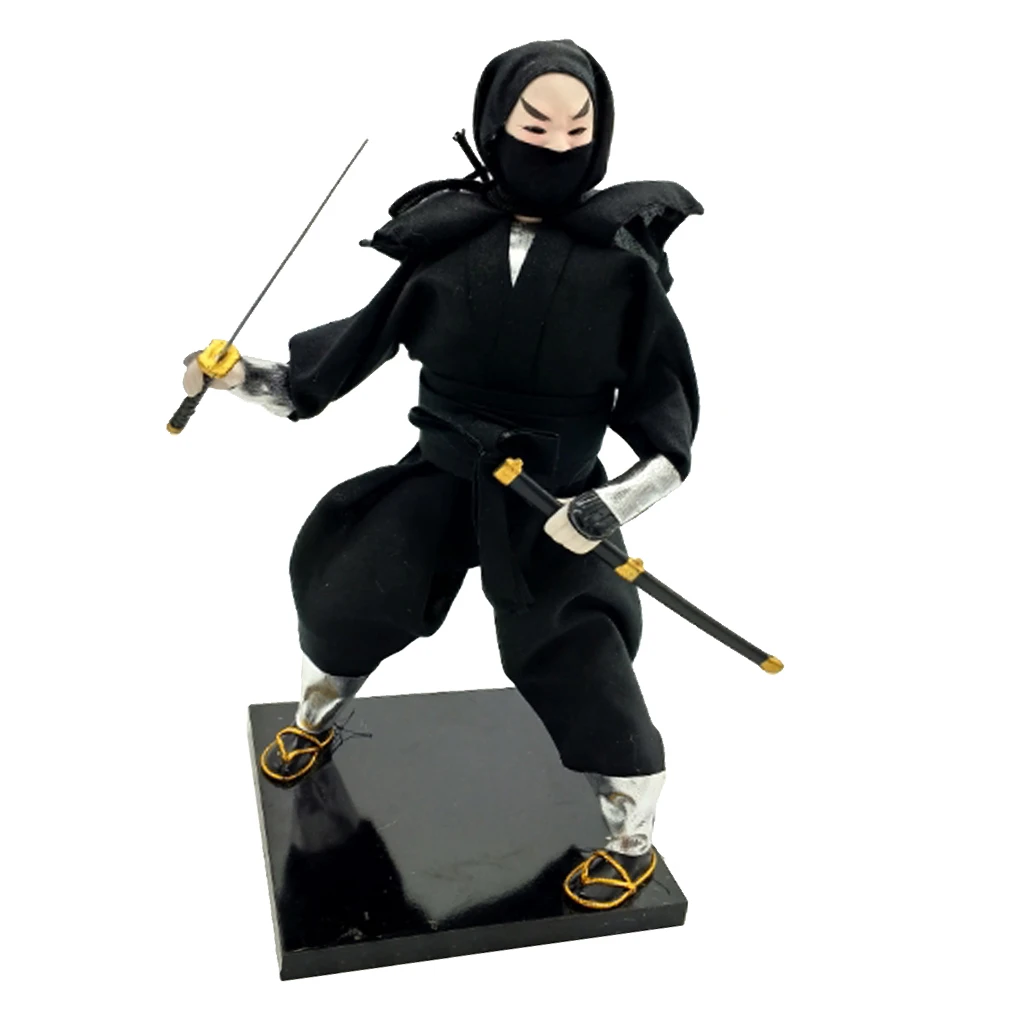 Post-Modern Japanese Samurai Male Doll Oriental Doll Oriental Desk Ornament Crafts 12'' 30cm