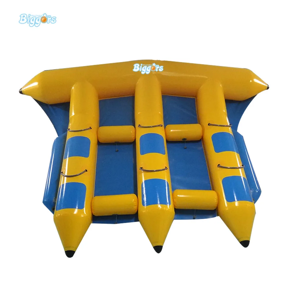 

6 Person Outdoor Inflatable Flyfish Fishing Banana Boat For Adventure