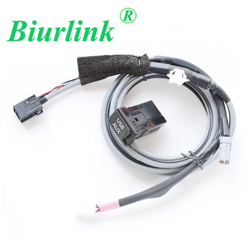 Biurlink 86190 06030 AUX USB порт адаптер Джек для Toyota Rav4 Camry Yaris Corolla Для Avalon Highlander Gas & Hybrid Sienna