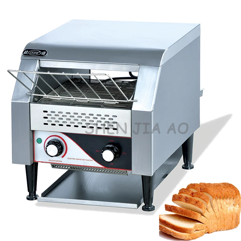 Commercial chain type of toaster oven TDL 150 vertical bread furnace toaster food processing
