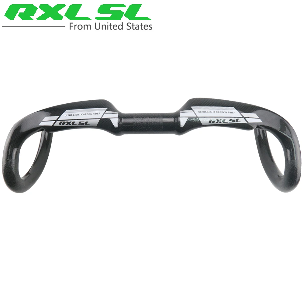 

RXL SL 3K Road Bike Carbon Handlebars 400/420/440mm Matte/Gloss Internal Handlebar Ultra-Light Cycling Carbon Road Handlebar