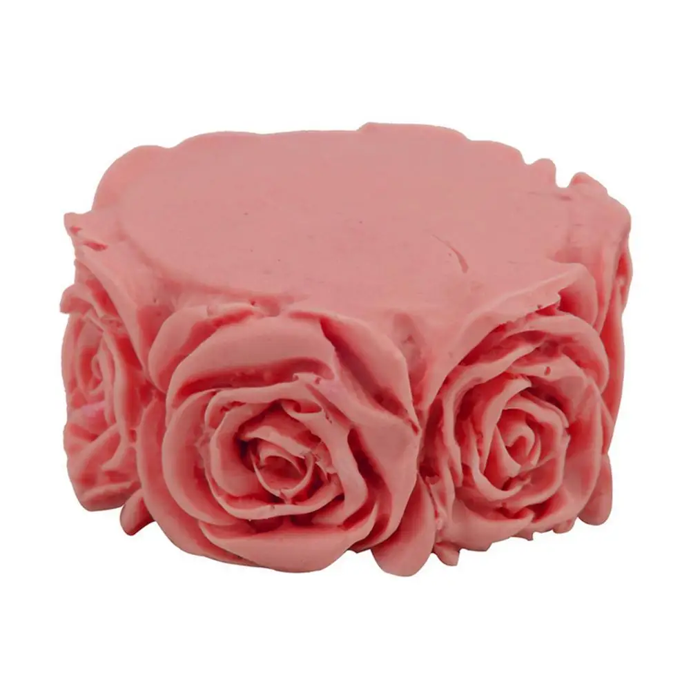 Flower Bloom Rose Shape Silicone Fondant Soap 3D Cake Mold Cupcake Jelly Candy Chocolate Decoration Baking Tool Moulds