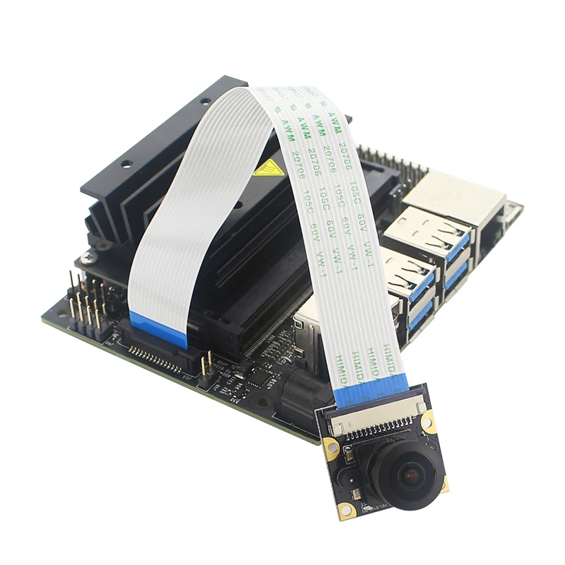 IMX219-160 камера для NVIDIA Jetson Nano Developer kit 8 мегапикселей IMX219 сенсор разрешение 3280*2464 видеокамера