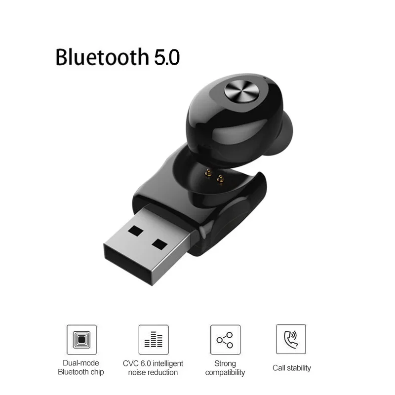 Bluetooth наушники XG12 стерео беспроводные USB Магнитный зарядный наушник громкой