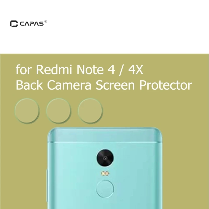 2 шт. чехлы для Xiaomi Redmi Note 4 /4X защита экрана камеры закаленное стекло задней 4X