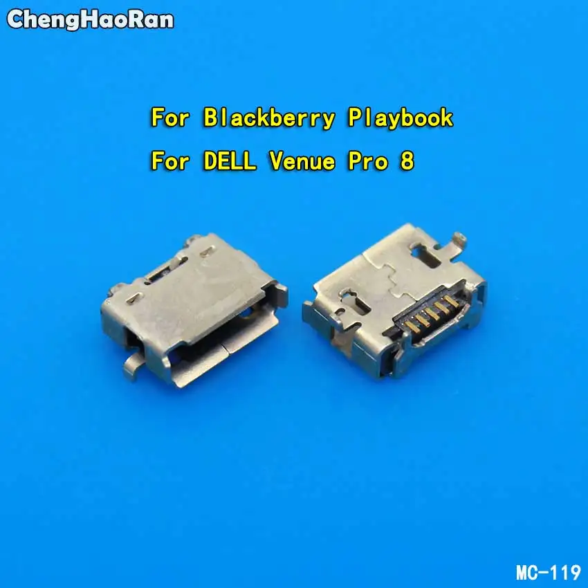 ChengHaoRan 2 шт. Micro USB зарядный док порт Разъем для Blackberry playbook DELL Venue Pro 8 Tablet|Шлейфы