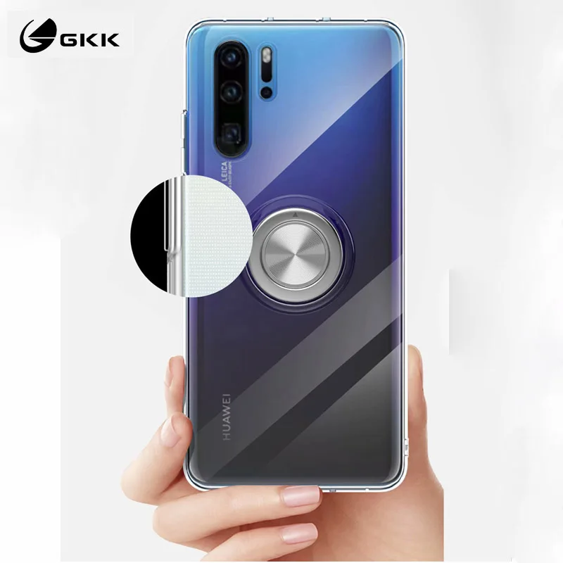For Huawei P30 Pro Case Transparent Soft silicone Phone Cover Luxury Protection Ring Shell sFor P20 Lite Coque Funda | Мобильные