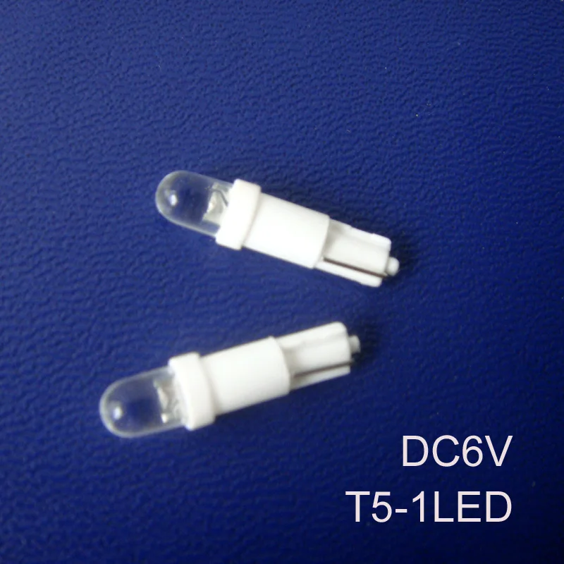 

High quality 6V 6.3V T5 led Dashboard Warning Indicator,led Instrument light w3w wedge Led Pilot Lamp free shipping 10pcs/lot