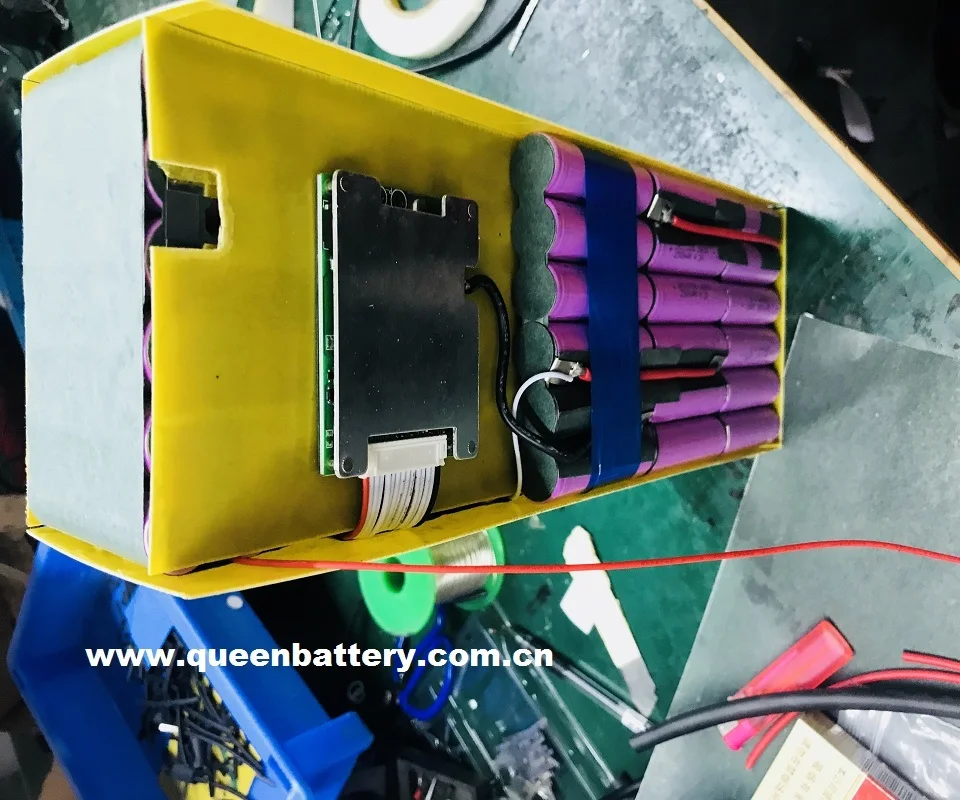 Аккумулятор 14s9p QB18650 2600 мА · ч 52V23AH с BMS (30-60A) двигателем 250 Вт для электросамоката |