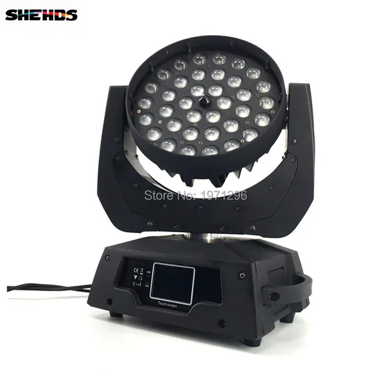 

LED Moving Head Wash Light LED Zoom Wash 36x15W RGBWA  Color DMX Stage Moving Heads Wash Touch Screen