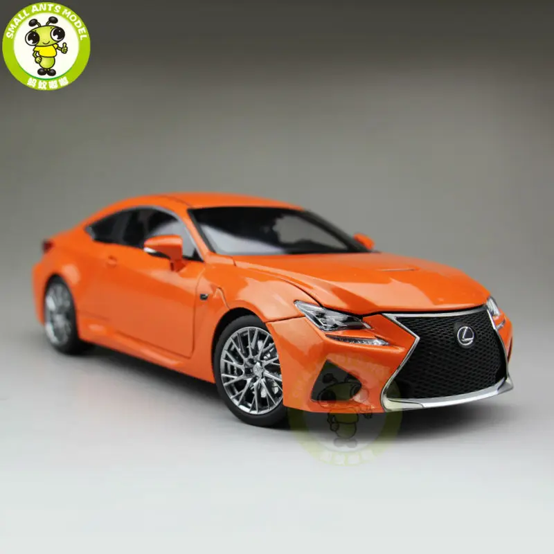 1/18 RC F RCF литая модель автомобиля игрушки детские подарки для мальчиков девочек коллекция хобби оранжевый