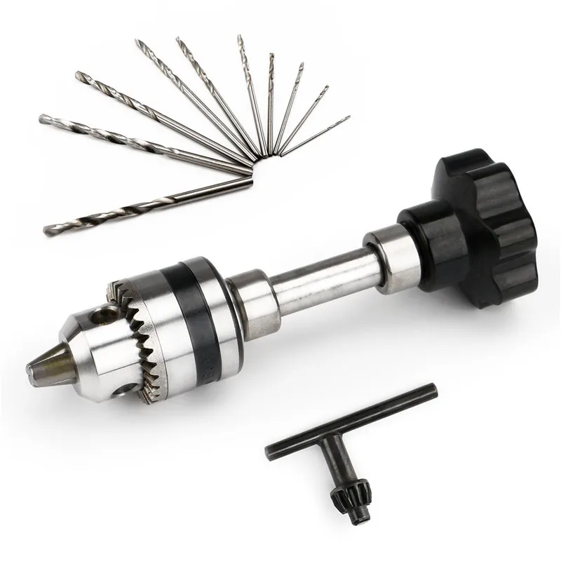 

Manual Hand Drill Chuck Clamping Range 0.5-6.5MM / 1.5-10MM Mini Micro Small Puncher for Hand Twist Drilling DIY Tools TP-053