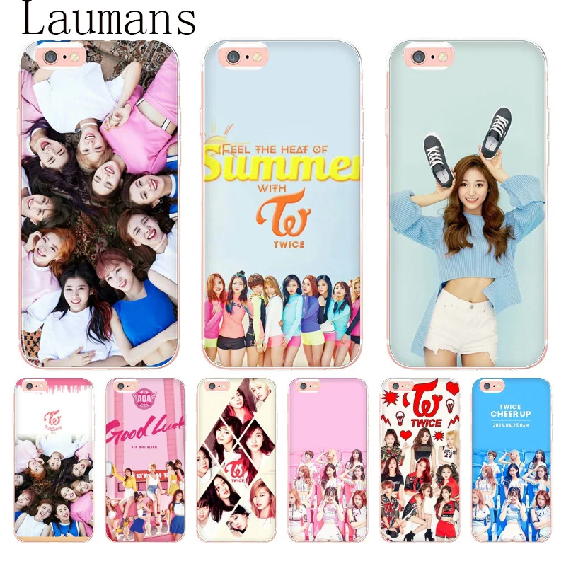 Laumans дважды девушка группа Coque основа чехол для телефона для Apple iPhone 8 7 6 6 S Plus X 5 5S SE 5C 4 4S крышка