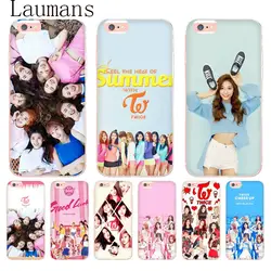 Laumans дважды девушка группа Coque основа чехол для телефона для Apple iPhone 8 7 6 6 S Plus X 5 5S SE 5C 4 4S крышка