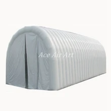 Белый 210 d Оксфорд сделал Длинные надувные палатки для вечерние