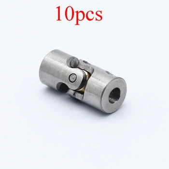 

10PCS Stainless Steel 3x3mm Universal Joint Coupling M3 Micro Coupler for RC Car/Boats Model DIY Spare Parts