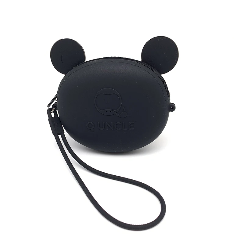 3D Cartoon Soft Silicone Earphone Bag for Girls Kids