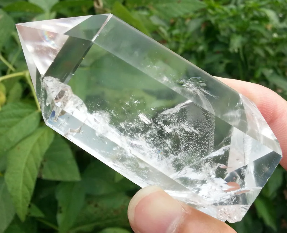 

ddh001633 NATURAL CLEAR QUARTZ CRYSTAL WAND POINT HEALING