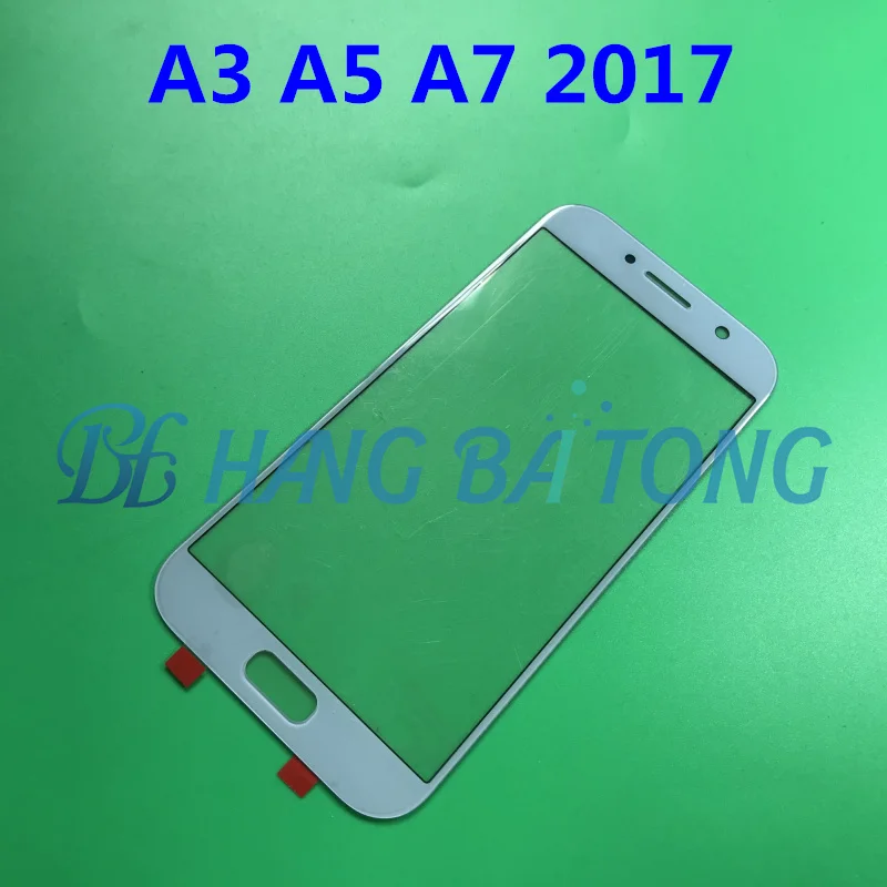 10 шт. ЖК-дисплей стекло для SAMSUNG Galaxy A3 A5 A7 A320 A520 A720 переднее внешнее стекло крышка сенсорной панели объектива