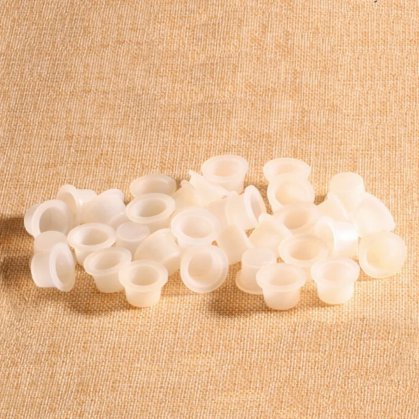 Free Shipping 50pcs/lot Large Size Tattoo Ink Cup For Tattoo Machine