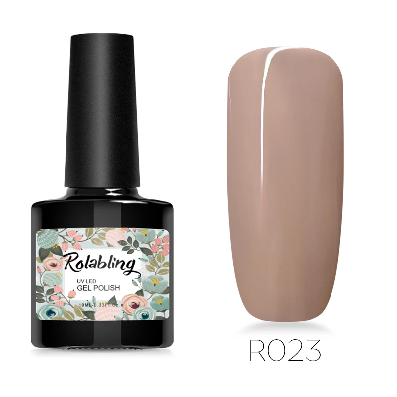 R23 Rolabling Горячая Гель-лак для ногтей 10 мл длинный прочный ноготь гель 80 цветов маникюрный лак клей профессиональный дизайн ногтей - Цвет: R23