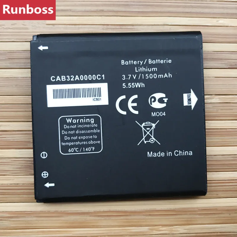 Runboss CAB32A0000C1 1500 мАч батарея для Alcatel One Touch 6010 OT6010 OT батареи с ЖК настенным