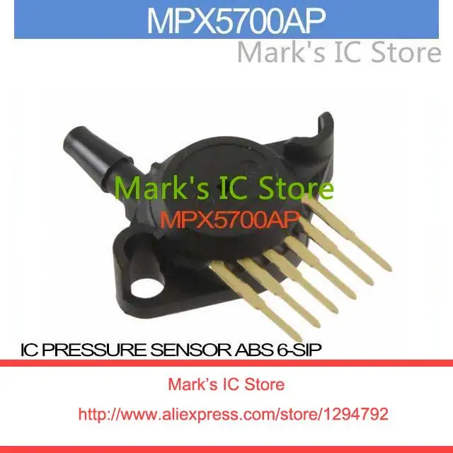 MPX5700AP IC PRESSURE SENSOR ABS 6 SIP MPX5700A 5700 MPX570 5700A MPX57 ...