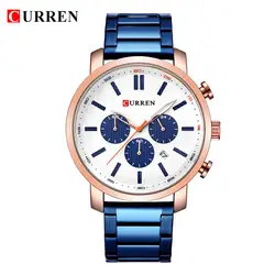 2018 Топ люксовый бренд CURREN New Fashion & Casual Простой бизнес часы классический циферблат ультра-тонкий кварцевые наручные часы 8315