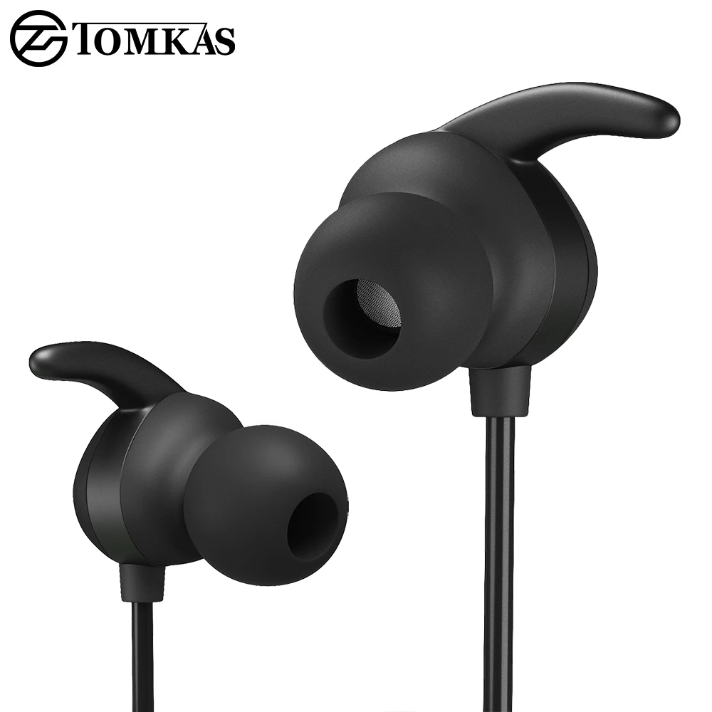 Tomkas Bluetooth наушники для iPhone X 8 7 плюс 6 S 5S устойчивое Бег Беспроводной Наушники
