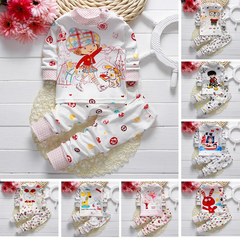 Hot sell baby boy clothes Baby Kids Pajamas sets Children sleepwear