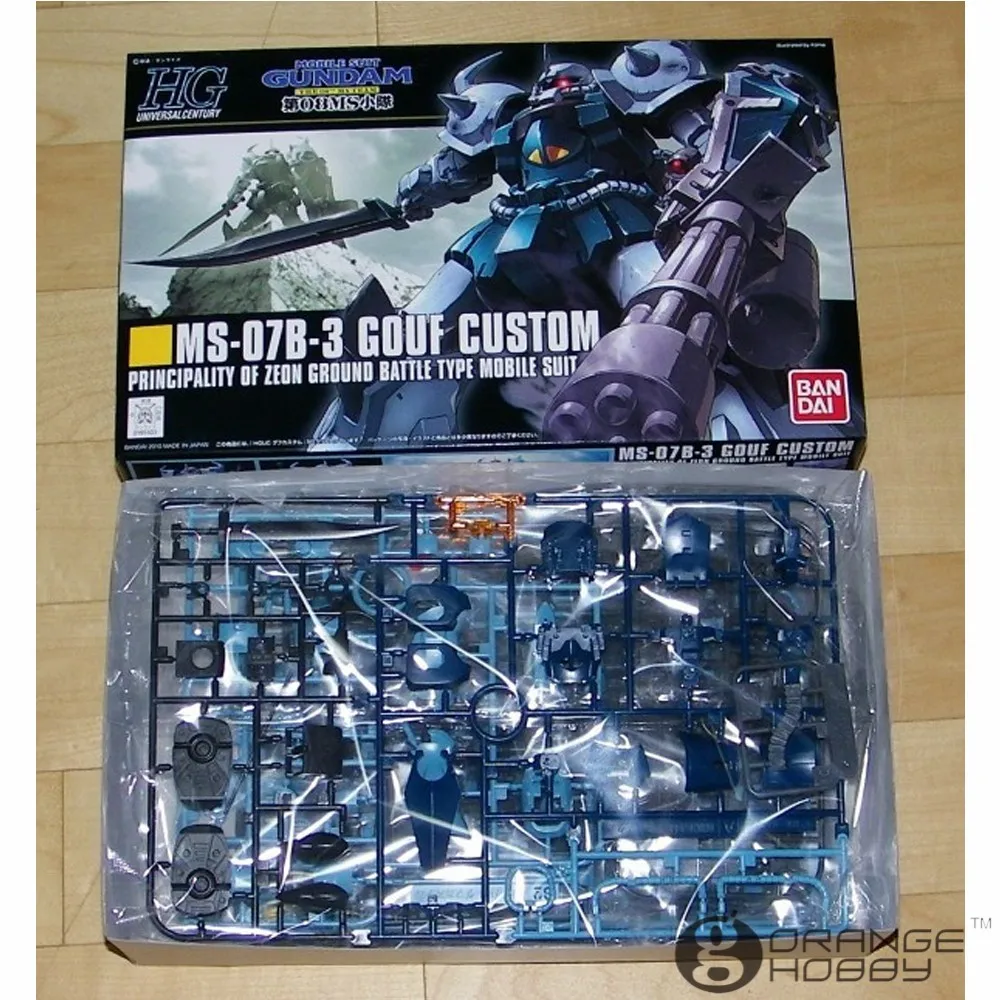 OHS Bandai HGUC 117 1/144 MS-07B-3 Gouf пользовательские мобильные костюм сборки модель Наборы