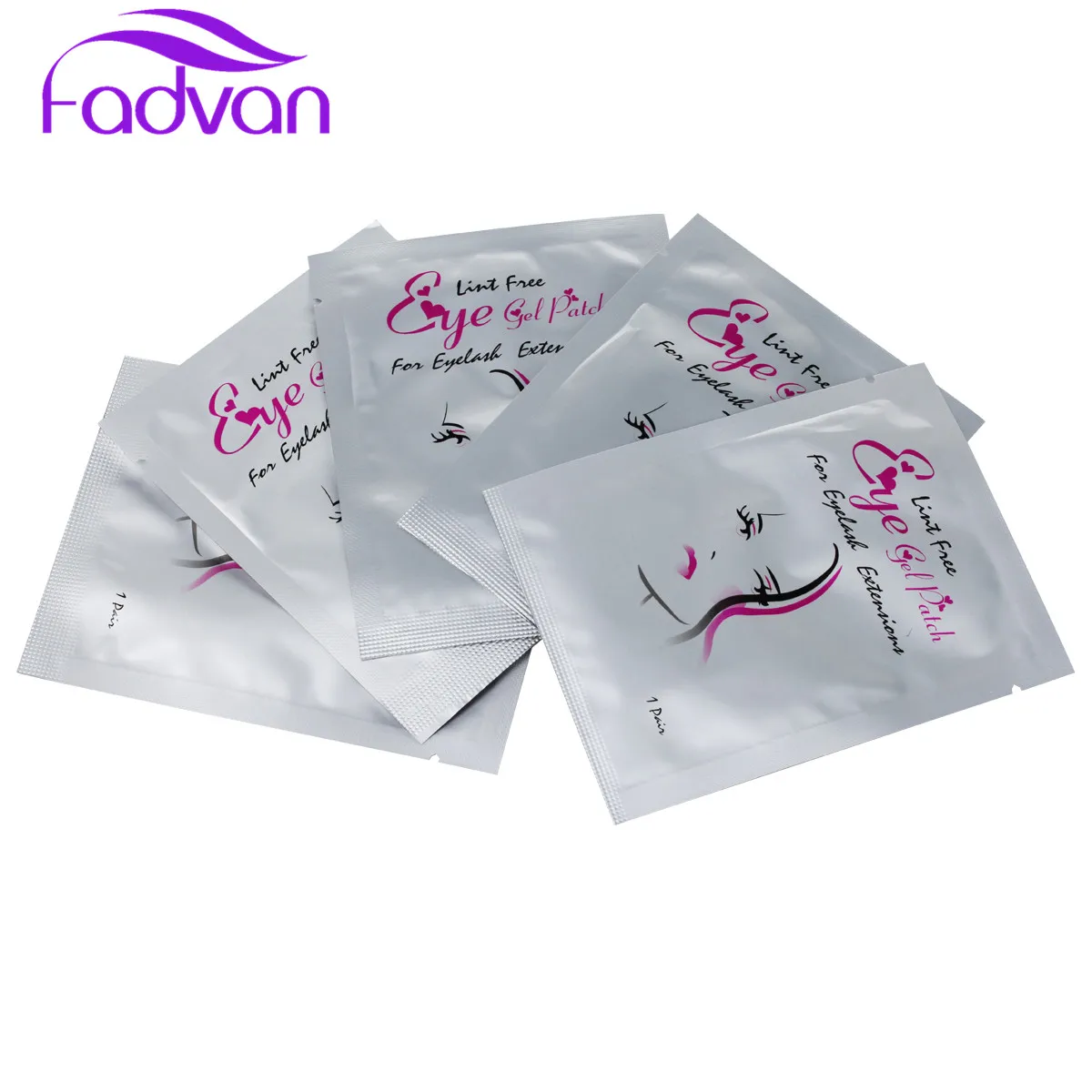 

100Pairs/lot Eyelashes Pads Patches for Individual Eye Lash Extension False Lash Make Up Tools Eye Pads Eyelash Extension FADVAN