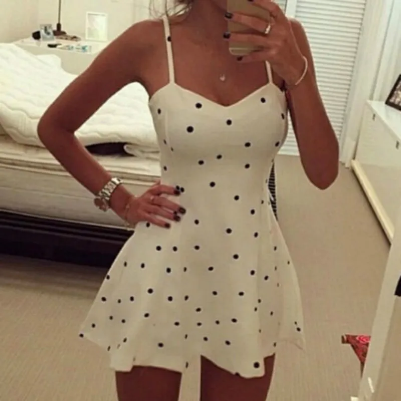 

New Sexy Women Summer Dress Beach Sleeveless Bodycon Casual Party Evening Mini Dress