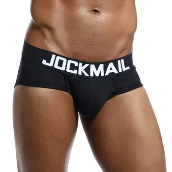 

2018 Hot Sexy Men Underwear Briefs Brand Fashion Letter Shorts Bulge Pouch Soft Cotton Underpants Comfortable Male Briefs Shorts