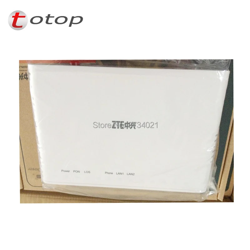 Zte ZXA10 F412 EPON с оптическим сетевым блоком и окончанием 2LAN + 1 горшки Порты разъёмы