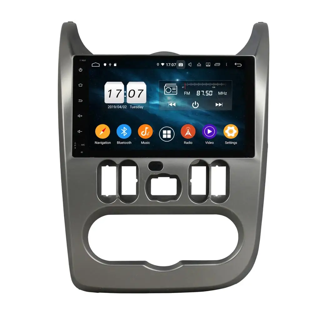 

9 inch 4+32G Android 9.0 car multimedia Player for Renault Logan Sandero Duster 2015-2016 with GPS Wifi NO DVD