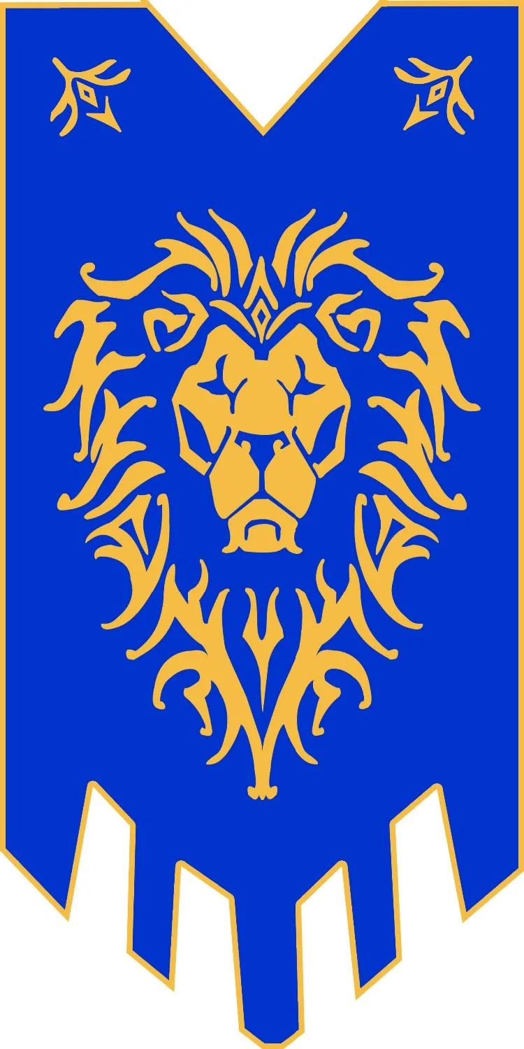 세계 전쟁 공예 호드 및 동맹 플래그 와우 Hearthstone 코스프레 플래그 홈 장식 배너깃발, 배너 및 액세서리