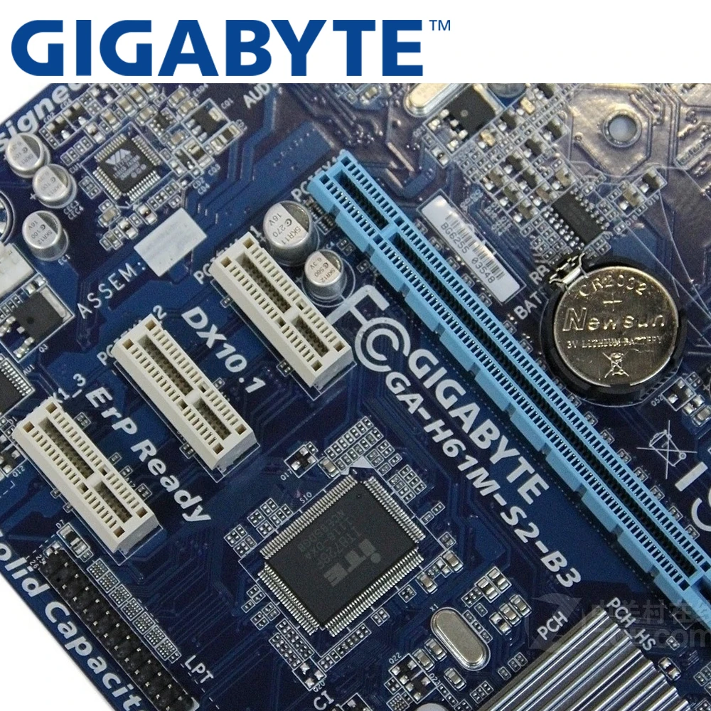 GIGABYTE GA-H61M-S2-B3 настольная материнская плата H61 Socket LGA 1155 i3 i5 i7 DDR3 16G uATX оригинальная H61M-S2-B3 б/у материнская плата в продаже